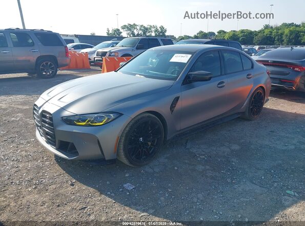 WBS43AY00RFT26788 2024 BMW M3 Gray Przód lewy