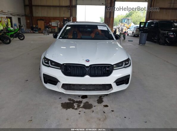 WBS83CH00PCL75372 2023 BMW M5 White Vista del cuadro de instrumentos