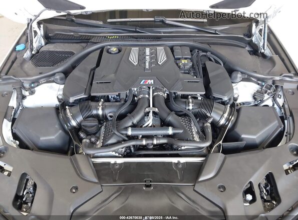 WBS83CH00PCL75372 2023 BMW M5 White Vista trasera