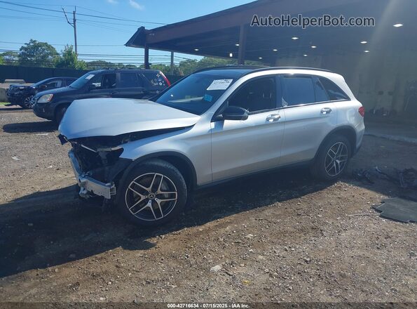 WDC0G4KB1HF219389 2017 MERCEDES-BENZ GLC 300 Silver Առջևի ձախ երեք քառորդ տեսարան
