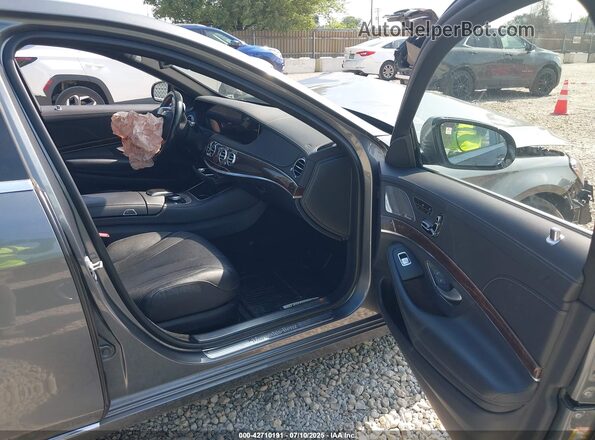 WDDUG6EB7JA369160 2018 MERCEDES-BENZ S-CLASS Gray Սալոնի դիմացի տեսք