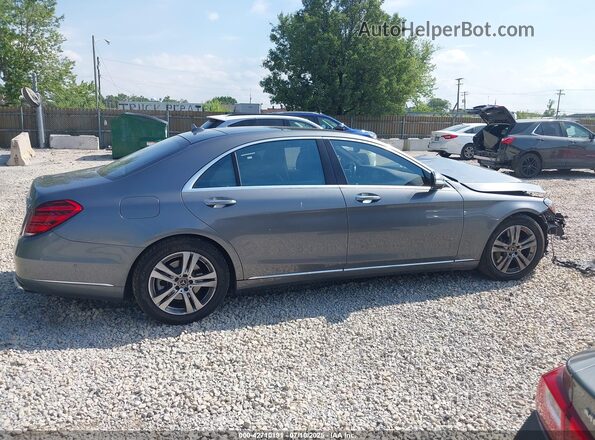 WDDUG6EB7JA369160 2018 MERCEDES-BENZ S-CLASS Gray Սալոնի հետևի տեսք
