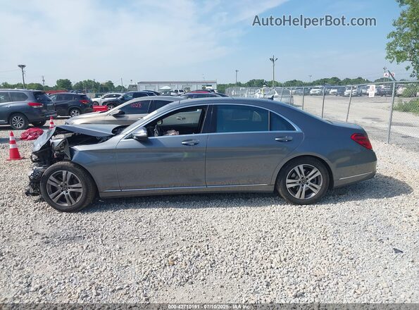 WDDUG6EB7JA369160 2018 MERCEDES-BENZ S-CLASS Gray Սալոնի 360 աստիճան տեսք