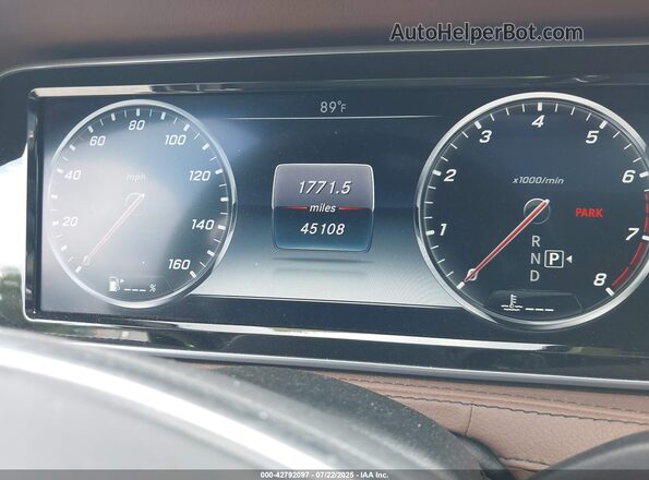 WDDUG8FB1GA212324 2016 MERCEDES-BENZ S-CLASS White Vista de los asientos traseros
