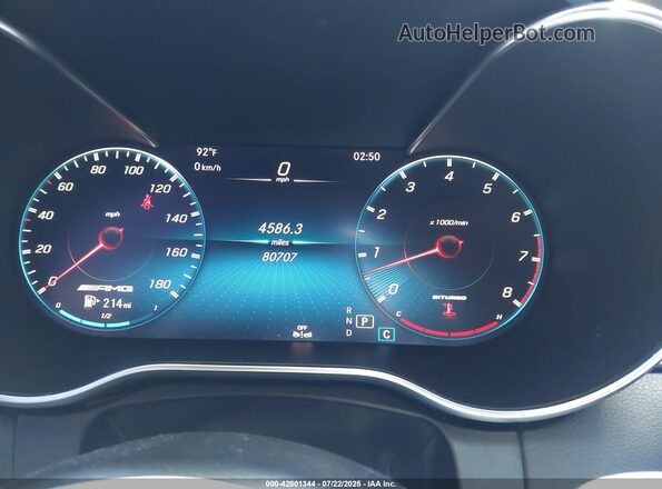 WDDWJ6EB2LF963395 2020 MERCEDES-BENZ AMG C 43 Черный Вид задних сидений