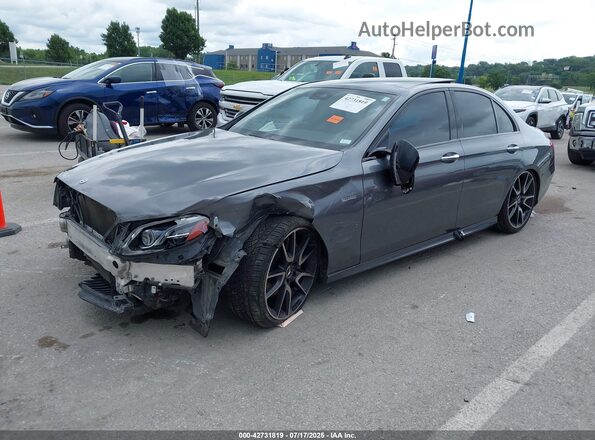 WDDZF6EB7JA434971 2018 MERCEDES-BENZ AMG E 43 Gray წინა მარცხენა ხედი სამი მეოთხედიდან