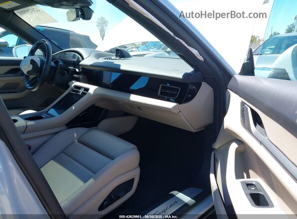 WP0AA2Y10SSA08247 2025 PORSCHE TAYCAN Gray Widok wnętrza z przodu