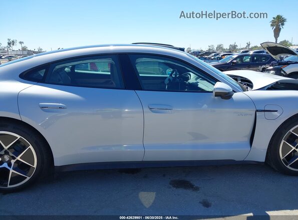 WP0AA2Y10SSA08247 2025 PORSCHE TAYCAN Gray Widok wnętrza z tyłu
