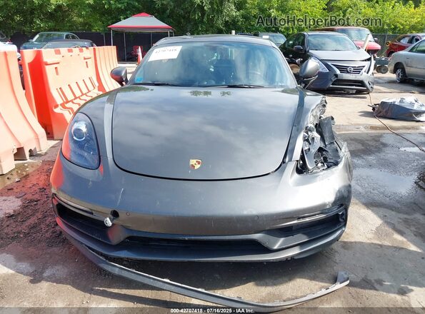 WP0AB2A80JS278434 2018 PORSCHE CAYMAN Серый Вид панели приборов
