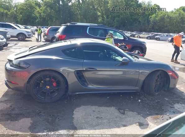 WP0AB2A80JS278434 2018 PORSCHE CAYMAN Серый Вид щитка приборов