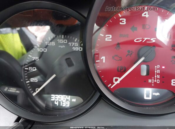 WP0AB2A80JS278434 2018 PORSCHE CAYMAN Серый Вид задних сидений