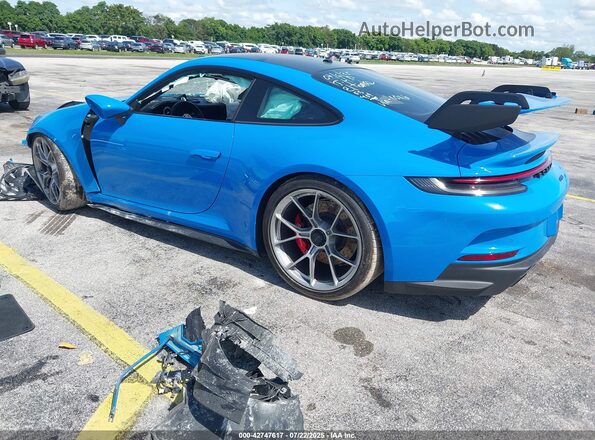 WP0AC2A92PS271046 2023 PORSCHE 911 Blue Trasero izquierdo