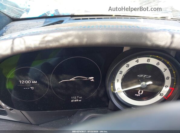 WP0AC2A92PS271046 2023 PORSCHE 911 Blue Vista de los asientos traseros