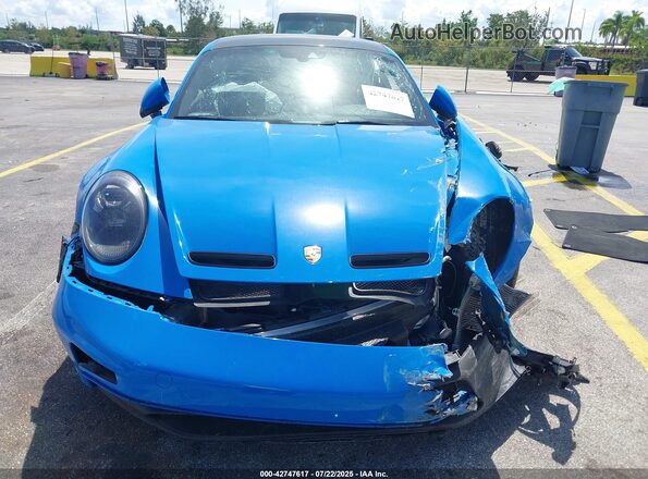 WP0AC2A92PS271046 2023 PORSCHE 911 Blue Vista frontal