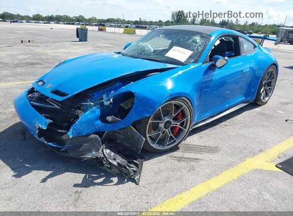 WP0AC2A92PS271046 2023 PORSCHE 911 Blue Vista tres cuartos delantera izquierda