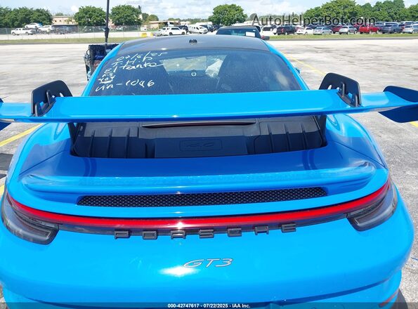WP0AC2A92PS271046 2023 PORSCHE 911 Blue Vista trasera
