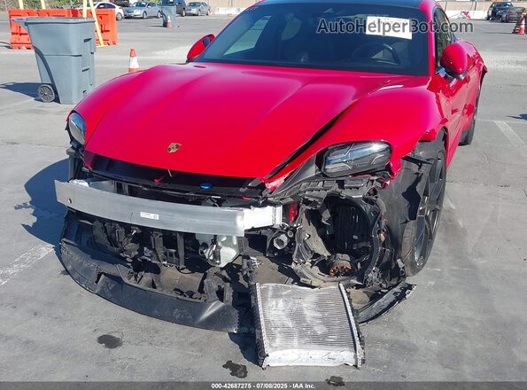 WP0AC2Y16LSA72207 2020 PORSCHE TAYCAN Red Դիմացի տեսք