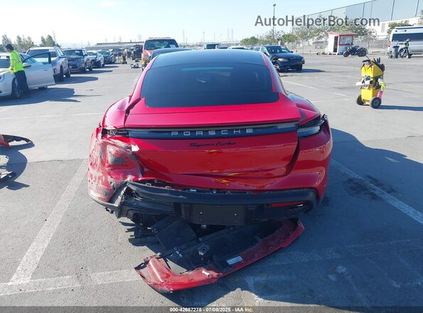 WP0AC2Y16LSA72207 2020 PORSCHE TAYCAN Red 