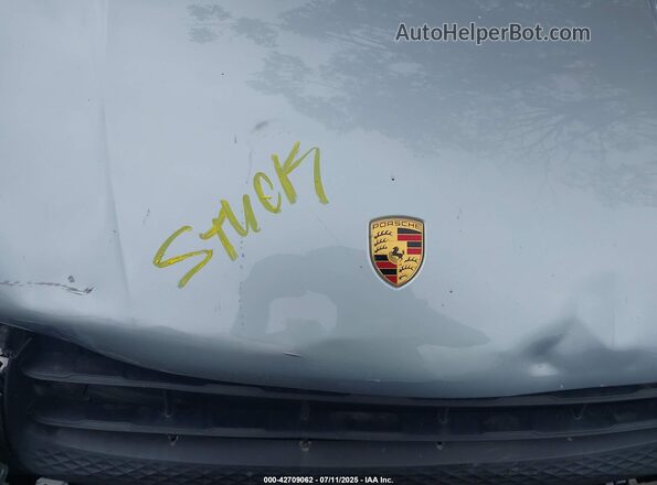 WP1AA2A50NLB02183 2022 PORSCHE MACAN Gray Вид ззаду