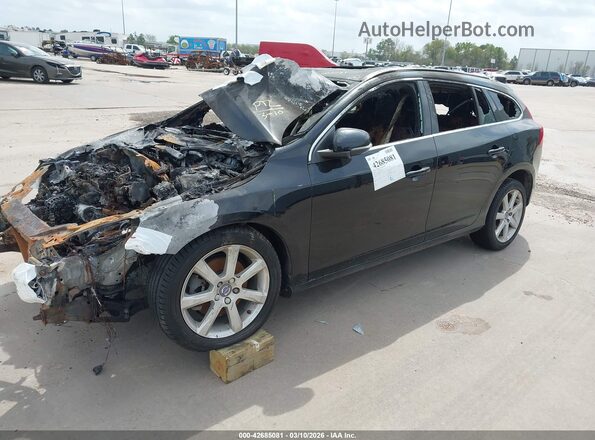 YV140MEK2G1291926 2016 VOLVO V60 Черный Передняя левая четверть