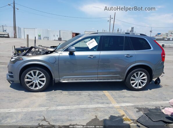 YV4BC0PK2G1090258 2016 VOLVO XC90 HYBRID Gray სალონის 360-გრადუსიანი ხედი