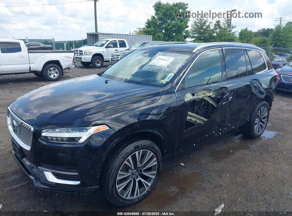 YV4BR0CK6M1702297 2021 VOLVO XC90 RECHARGE PLUG-IN HYBRID Black Przód lewy