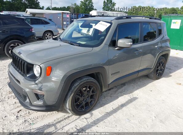 ZACNJABB0LPL86471 2020 JEEP RENEGADE Gray Առջևի ձախ երեք քառորդ տեսարան