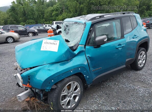 ZACNJBD1XLPL75522 2020 JEEP RENEGADE Turquoise 360 interior view