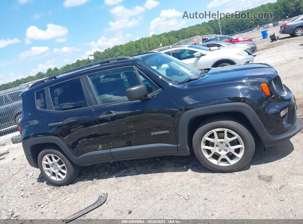 ZACNJCAB1MPM26121 2021 JEEP RENEGADE Black Սալոնի հետևի տեսք