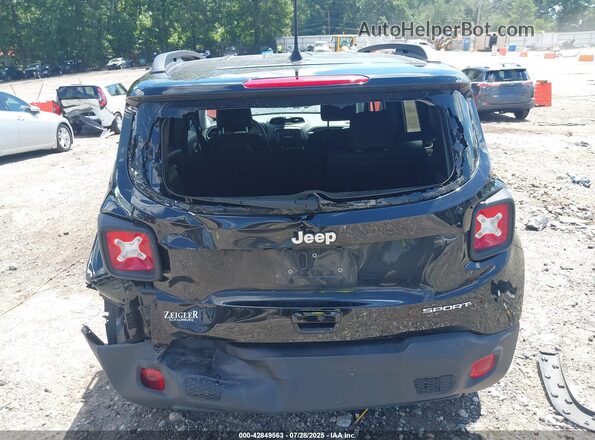 ZACNJCAB1MPM26121 2021 JEEP RENEGADE Black Դիմացի տեսք