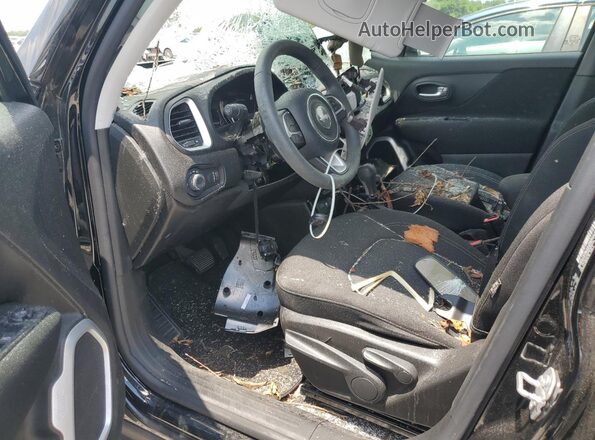 ZACNJDAB2MPM55729 2021 JEEP RENEGADE Black Вид салону спереду