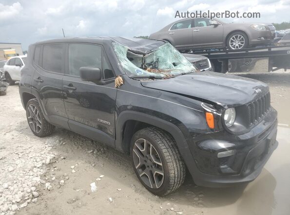 ZACNJDAB2MPM55729 2021 JEEP RENEGADE Black Передня права чверть