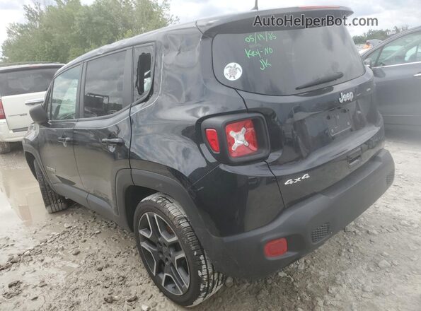 ZACNJDAB2MPM55729 2021 JEEP RENEGADE Black Задня ліва чверть