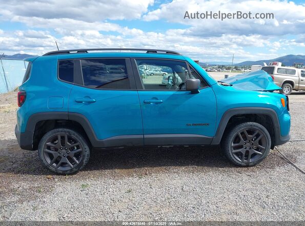 ZACNJDB11MPN35156 2021 JEEP RENEGADE Blue Rear interior view
