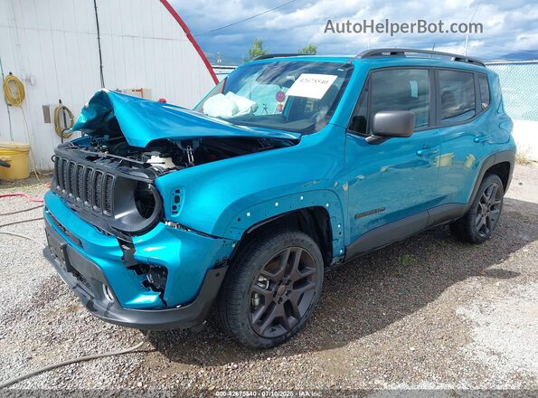 ZACNJDB11MPN35156 2021 JEEP RENEGADE Blue Front left