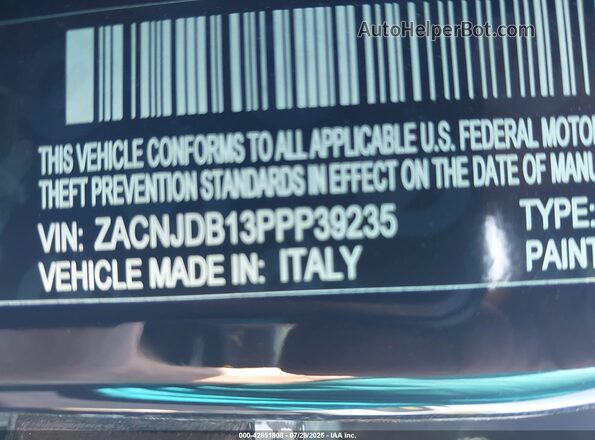 ZACNJDB13PPP39235 2023 JEEP RENEGADE Black 