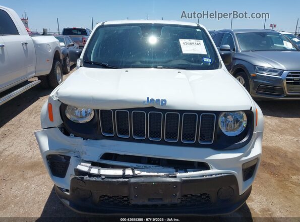 ZACNJDB18PPP56175 2023 JEEP RENEGADE White ხელსაწყოთა პანელის ხედი
