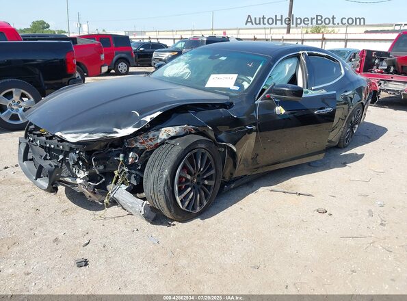 ZAM57RTA4G1183266 2016 MASERATI GHIBLI Black Front left