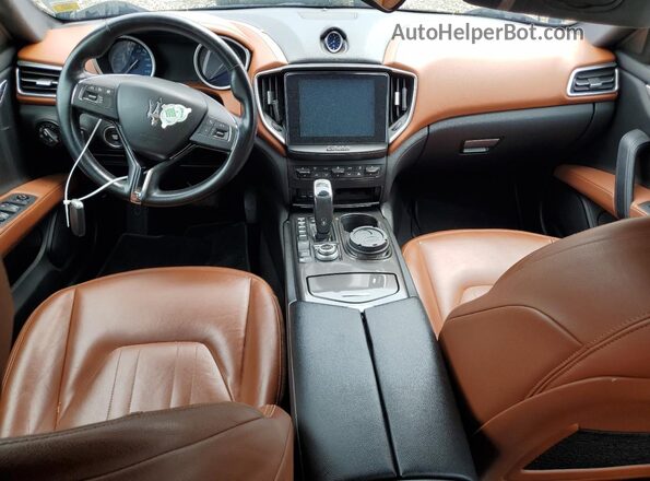 ZAM57YTA6K1324972 2019 MASERATI GHIBLI Gray წინა პანელის ხედი