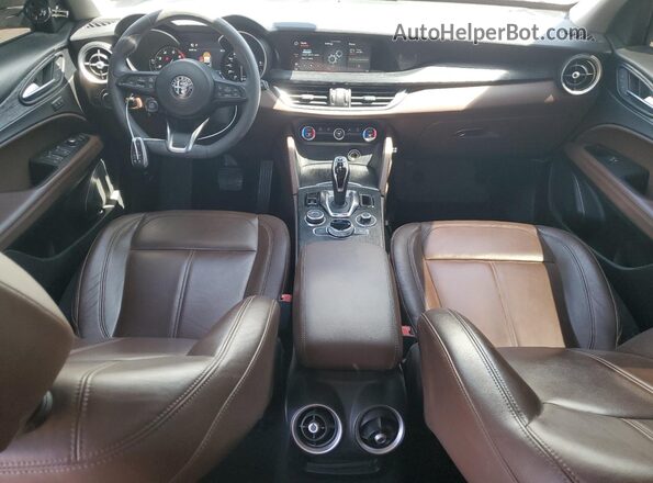 ZASPAKAN0L7C75985 2020 ALFA ROMEO STELVIO White Widok zestawu wskaźników