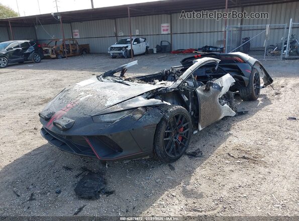 ZHWUG7ZF5RLA27357 2024 LAMBORGHINI HURACAN Черный Передняя левая четверть