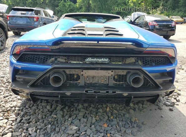 ZHWUT4ZF6RLA28592 2024 LAMBORGHINI HURACAN Синий Вид сзади
