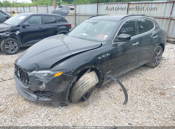 ZN661XUS0JX269764 2018 MASERATI LEVANTE Black წინა მარცხენა ხედი სამი მეოთხედიდან