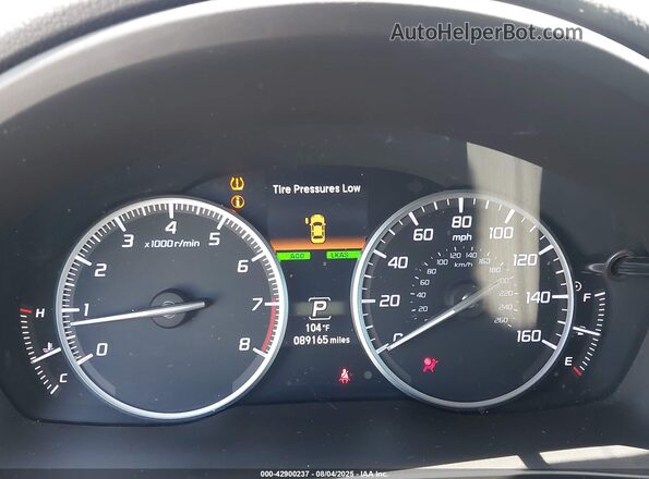 19UDE2F32MA001409 2021 ACURA ILX White Widok tylnych siedzeń