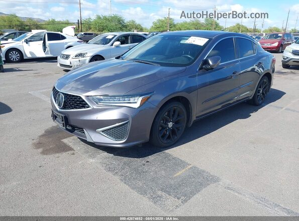 19UDE2F34LA008683 2020 ACURA ILX Gray Vista tres cuartos delantera izquierda