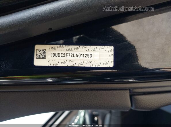 19UDE2F72LA011293 2020 ACURA ILX Black Engine compartment view