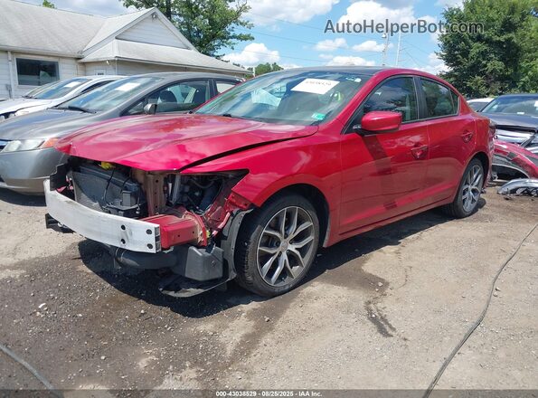 19UDE2F78LA005305 2020 ACURA ILX Red Առջևի ձախ երեք քառորդ տեսարան