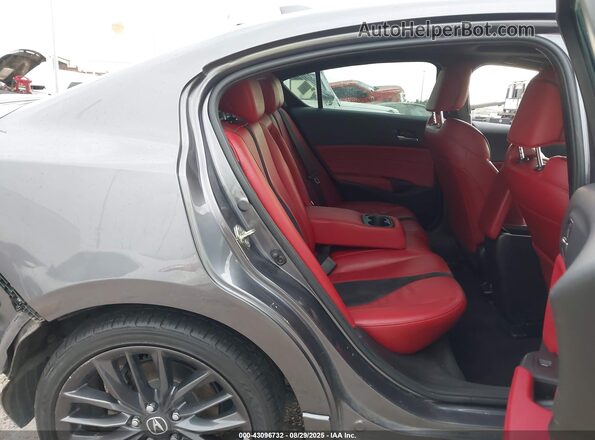 19UDE2F83KA001878 2019 ACURA ILX Gray VIN კოდის სტიკერის ხედი