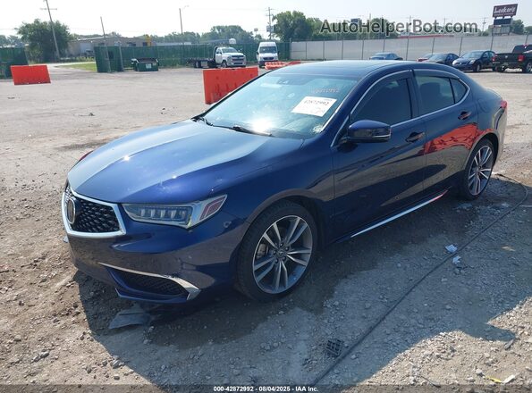 19UUB2F42LA004486 2020 ACURA TLX Синий Передняя левая четверть