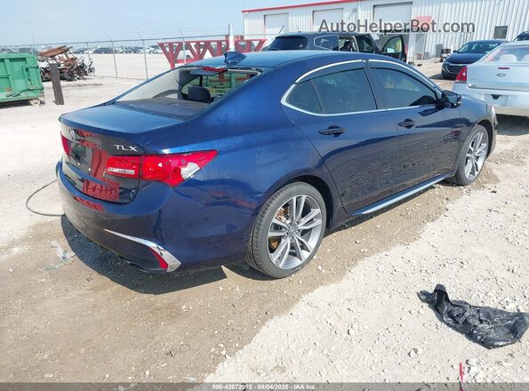 19UUB2F42LA004486 2020 ACURA TLX Синий Задняя правая четверть